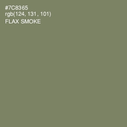 #7C8365 - Flax Smoke Color Image