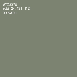 #7C8370 - Xanadu Color Image