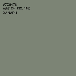 #7C8476 - Xanadu Color Image