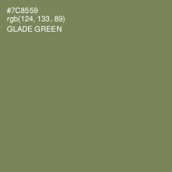 #7C8559 - Glade Green Color Image