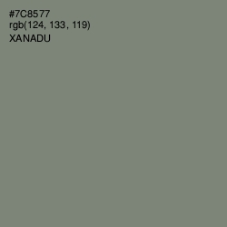 #7C8577 - Xanadu Color Image