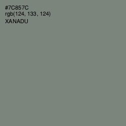 #7C857C - Xanadu Color Image