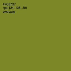 #7C8727 - Wasabi Color Image