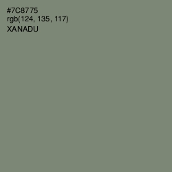 #7C8775 - Xanadu Color Image