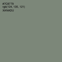 #7C8779 - Xanadu Color Image