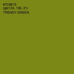 #7C8815 - Trendy Green Color Image