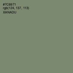 #7C8971 - Xanadu Color Image