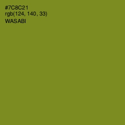 #7C8C21 - Wasabi Color Image