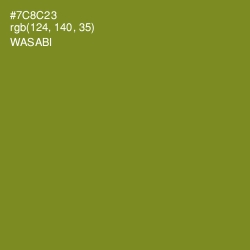 #7C8C23 - Wasabi Color Image