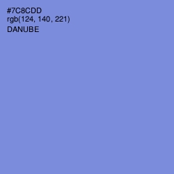 #7C8CDD - Danube Color Image