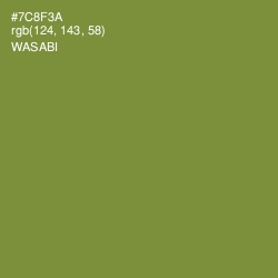 #7C8F3A - Wasabi Color Image