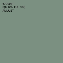 #7C9081 - Amulet Color Image