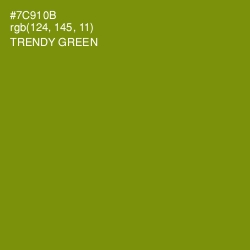 #7C910B - Trendy Green Color Image