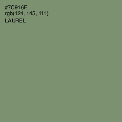 #7C916F - Laurel Color Image