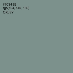 #7C918B - Oxley Color Image