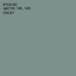 #7C918C - Oxley Color Image