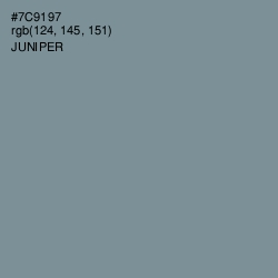 #7C9197 - Juniper Color Image