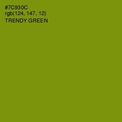 #7C930C - Trendy Green Color Image