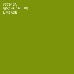 #7C940A - Limeade Color Image