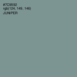 #7C9592 - Juniper Color Image