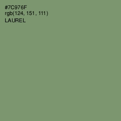 #7C976F - Laurel Color Image