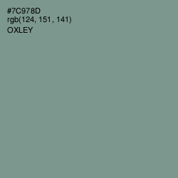 #7C978D - Oxley Color Image