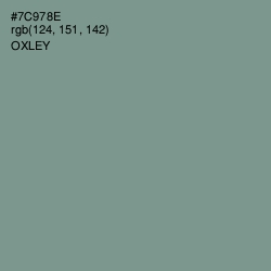 #7C978E - Oxley Color Image