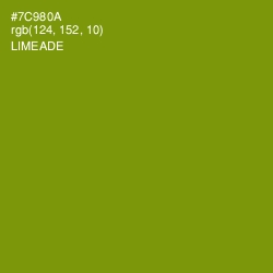 #7C980A - Limeade Color Image