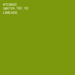 #7C980C - Limeade Color Image