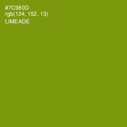 #7C980D - Limeade Color Image