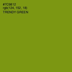 #7C9812 - Trendy Green Color Image