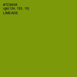 #7C990A - Limeade Color Image