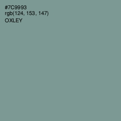 #7C9993 - Oxley Color Image