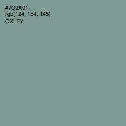 #7C9A91 - Oxley Color Image