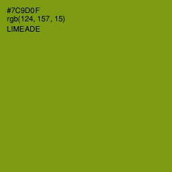 #7C9D0F - Limeade Color Image