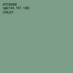 #7C9D88 - Oxley Color Image