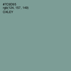 #7C9D95 - Oxley Color Image