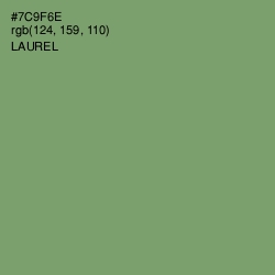 #7C9F6E - Laurel Color Image