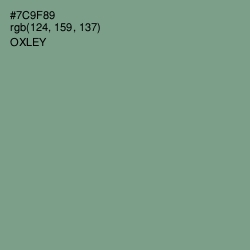 #7C9F89 - Oxley Color Image