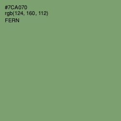 #7CA070 - Fern Color Image