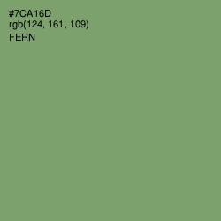 #7CA16D - Fern Color Image