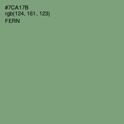 #7CA17B - Fern Color Image