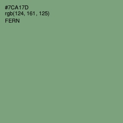 #7CA17D - Fern Color Image