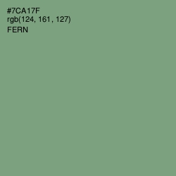 #7CA17F - Fern Color Image