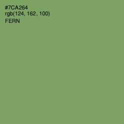 #7CA264 - Fern Color Image