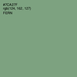 #7CA27F - Fern Color Image