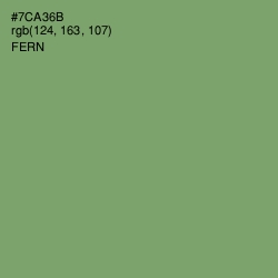 #7CA36B - Fern Color Image