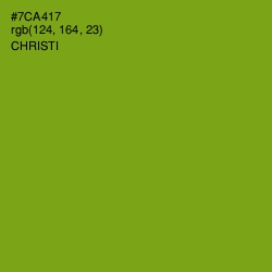 #7CA417 - Christi Color Image