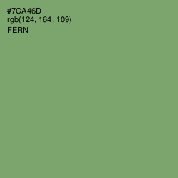 #7CA46D - Fern Color Image