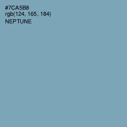 #7CA5B8 - Neptune Color Image